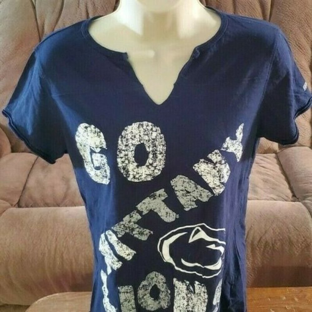 SOFFEE Low Cut Neck Nittany Lions LG 100% Cotton